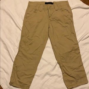 Calvin Klein Khaki Capri size 4